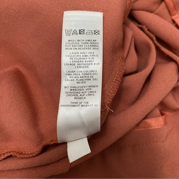 Asos DESIGN Woven Peg Pants with Obi Tie - Size 4 - Picture 8 of 9